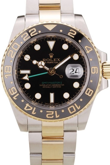 Best AAA Replica Sites 98229 Bezel Master Dial Rolex GMT II Black Black Ceramic 0707